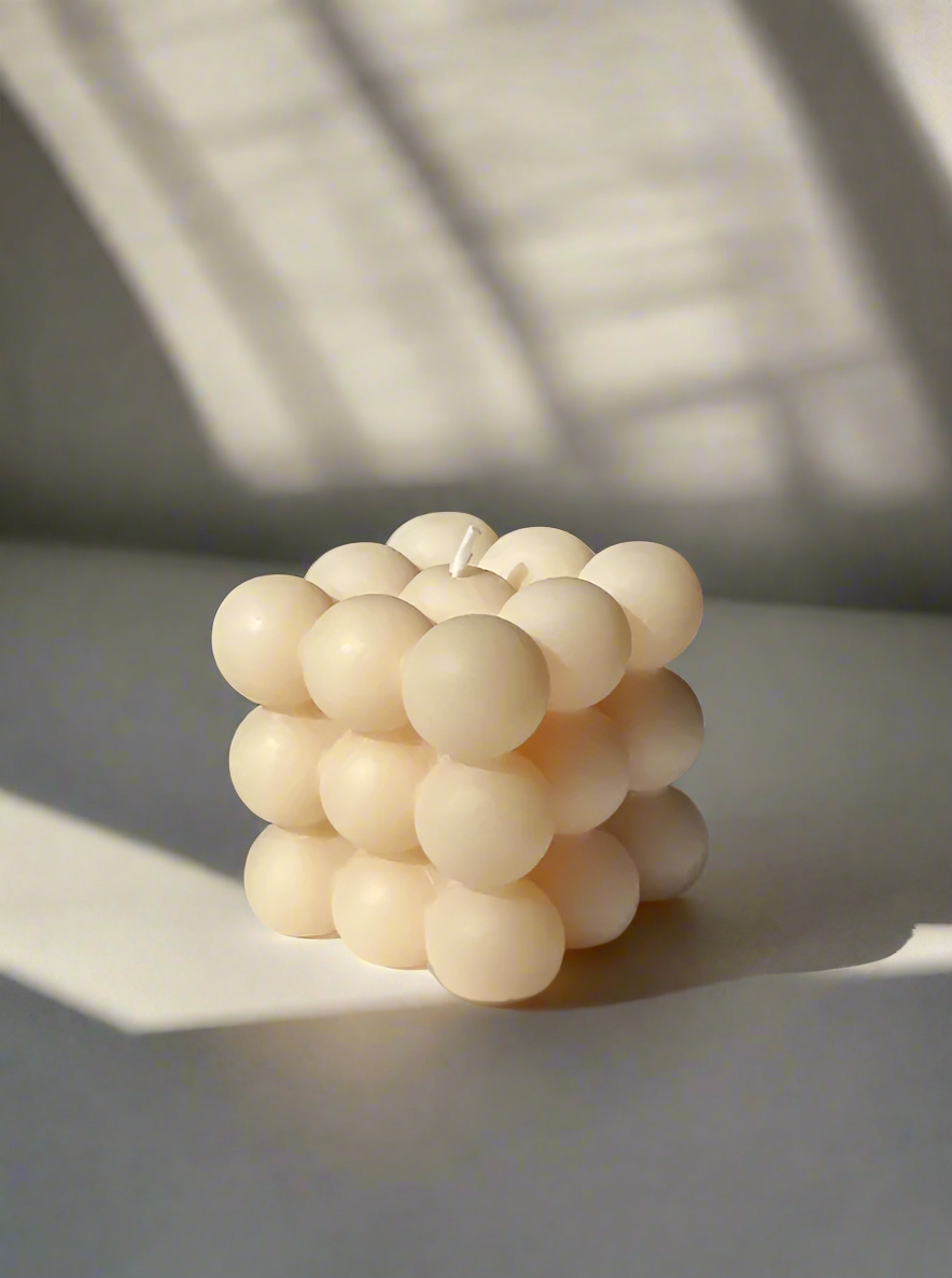 Bubble Cube Candle - Home Decor