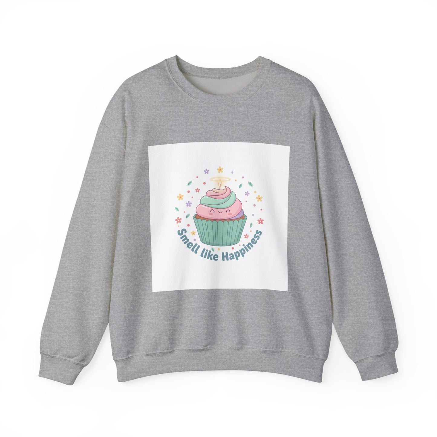 Smell Like Happiness cupcake sweatshirt