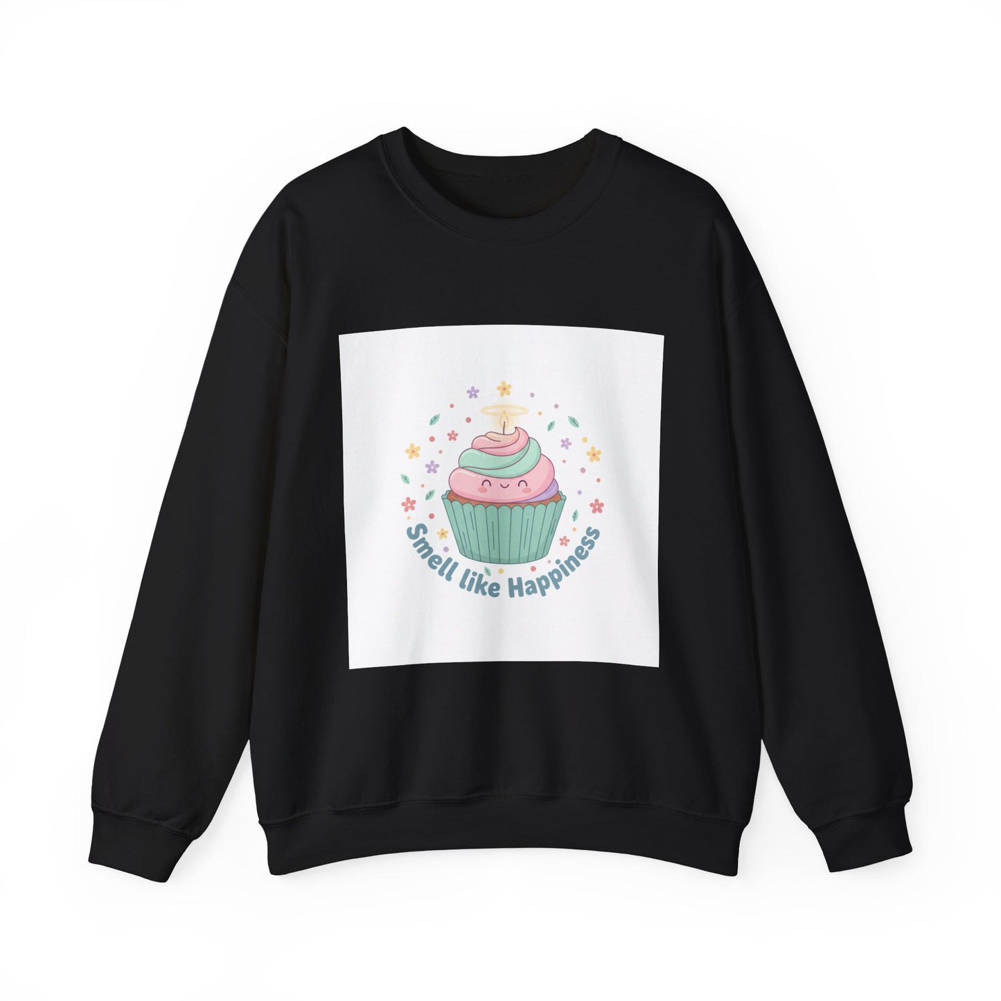 Smell Like Happiness cupcake sweatshirt