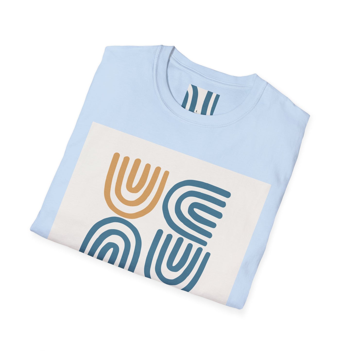 Retro Abstract Arches T-Shirt — Minimal Boho Graphic Tee