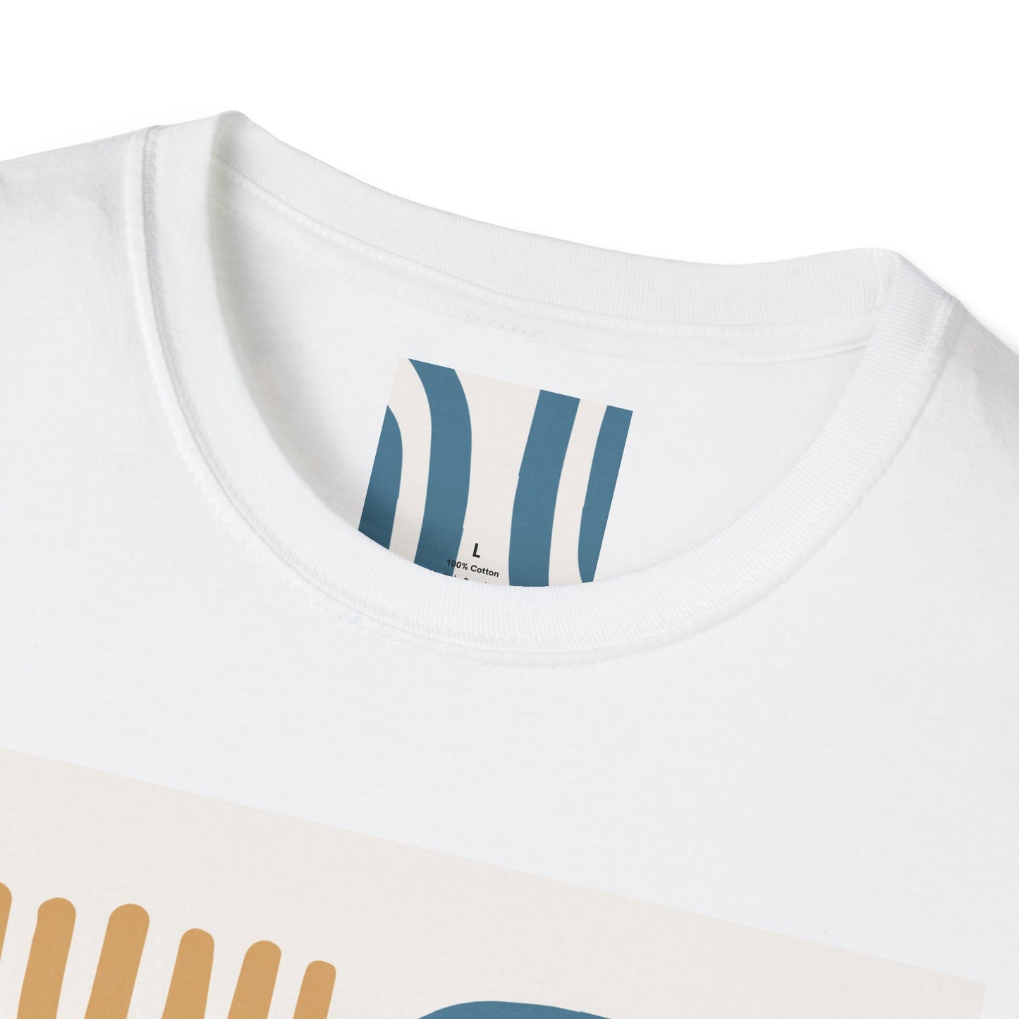 Retro Abstract Arches T-Shirt — Minimal Boho Graphic Tee