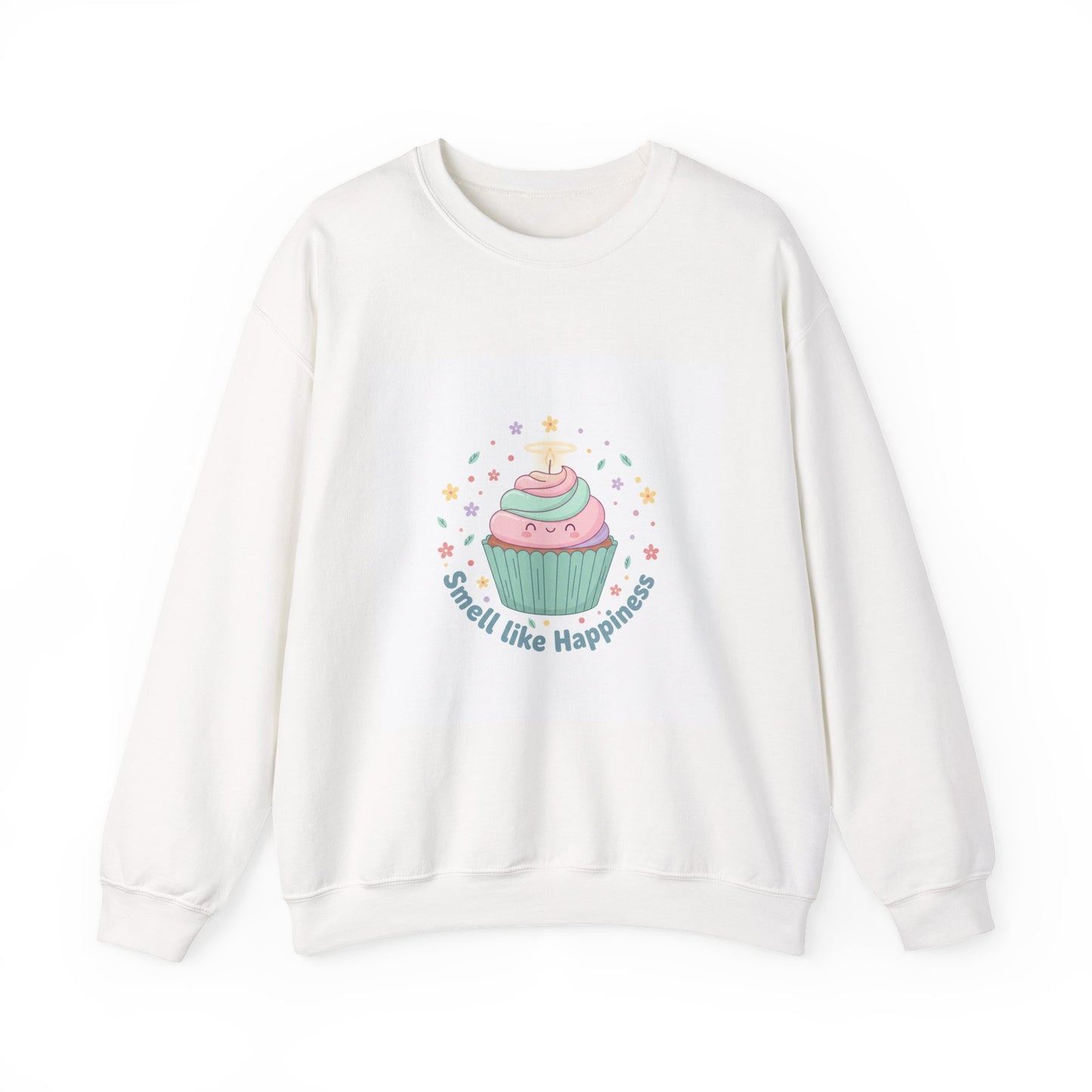 Smell Like Happiness cupcake sweatshirt