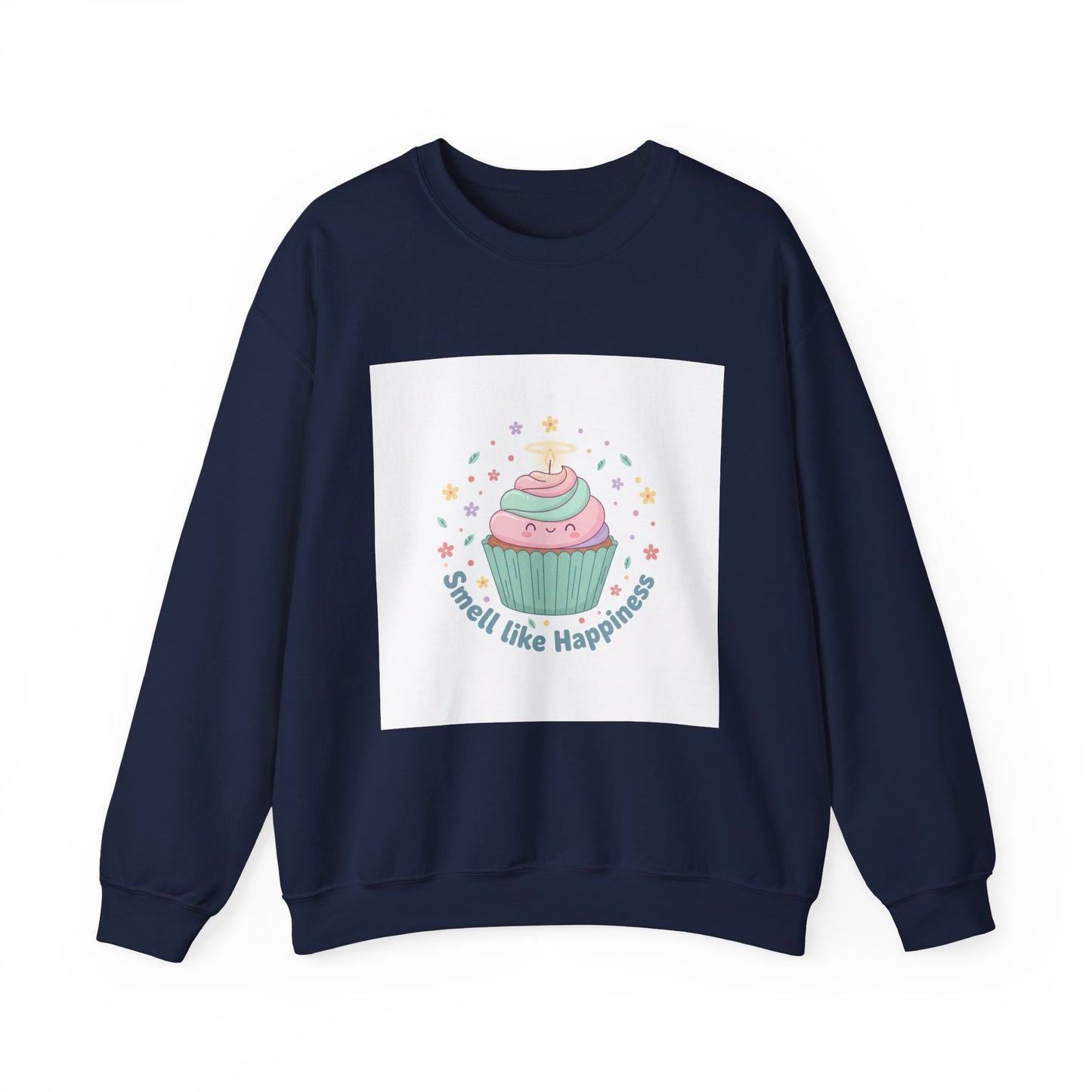 Smell Like Happiness cupcake sweatshirt