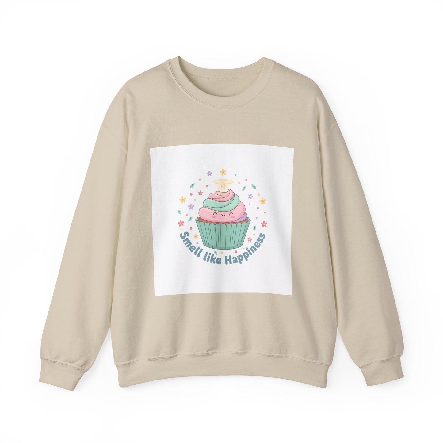 Smell Like Happiness cupcake sweatshirt