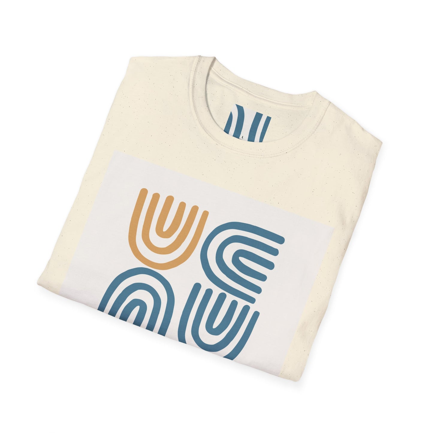 Retro Abstract Arches T-Shirt — Minimal Boho Graphic Tee