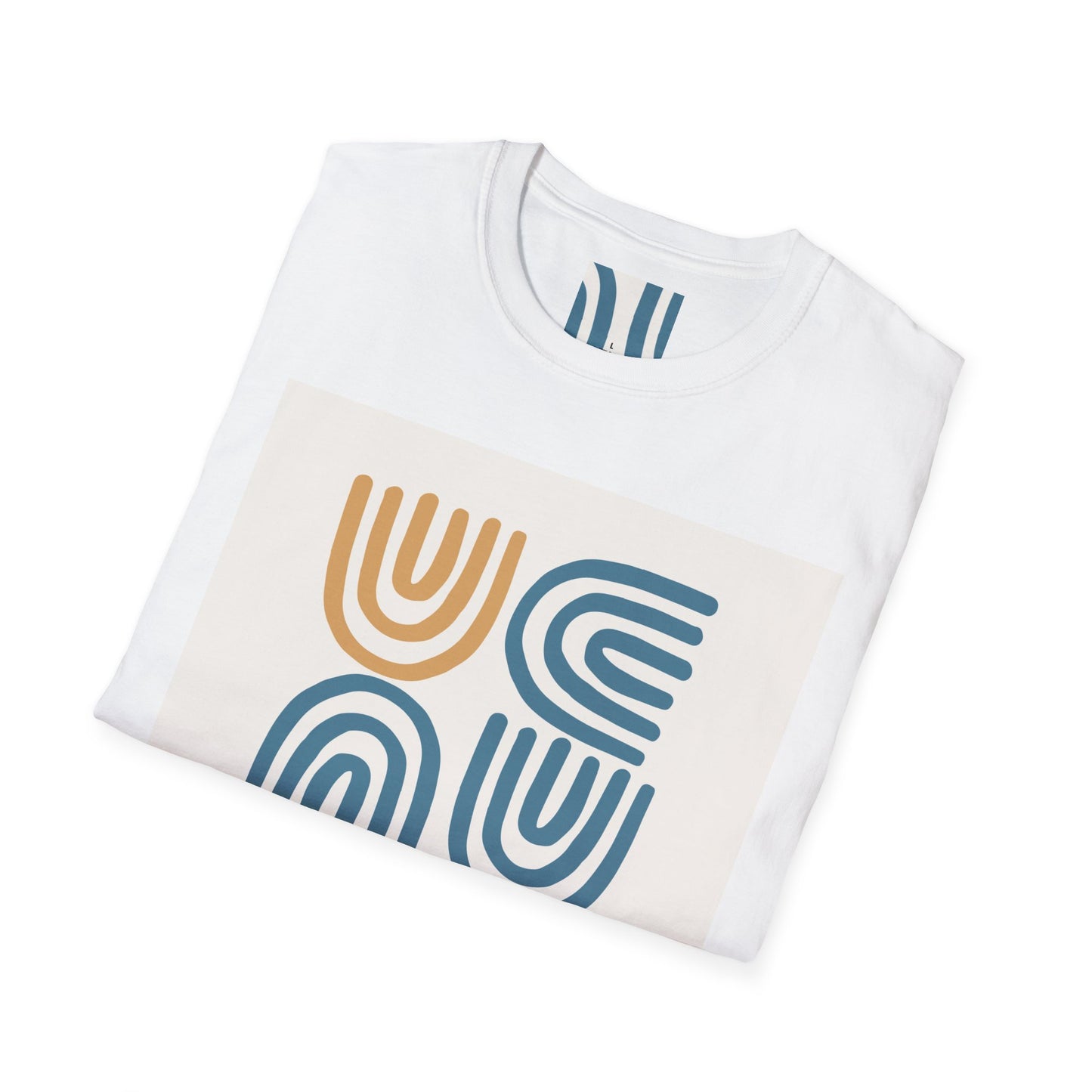 Retro Abstract Arches T-Shirt — Minimal Boho Graphic Tee