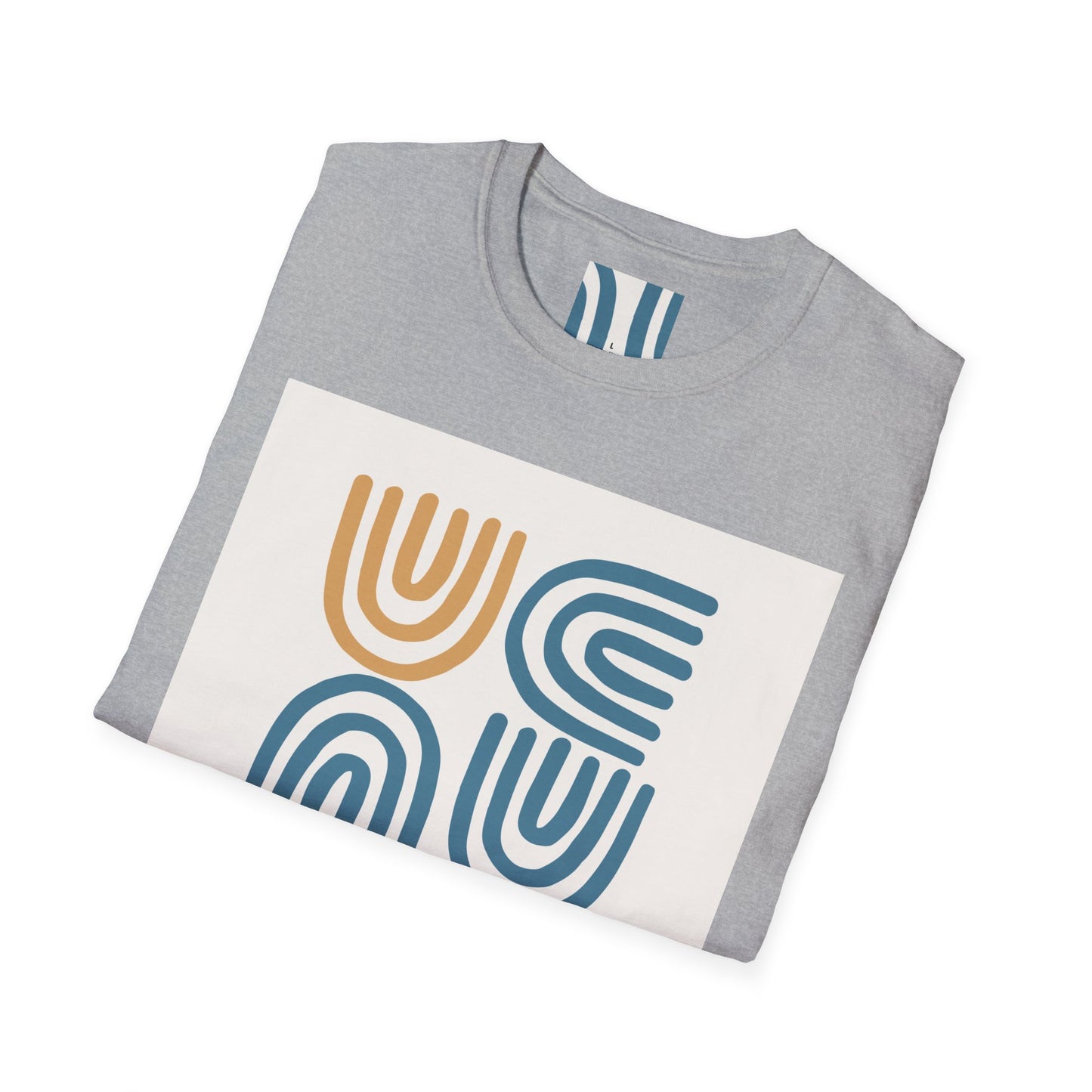 Retro Abstract Arches T-Shirt — Minimal Boho Graphic Tee