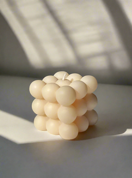 Bubble Cube Candle - Home Decor